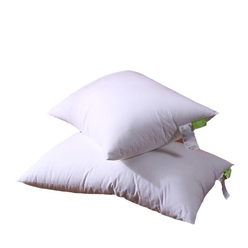 Machinewasbaar kussen van 100% katoen met alternatieve donsvulling - Gebruik in hotels en slaapzalen Ademende ondersteuning voor alle slapers_voghion.com