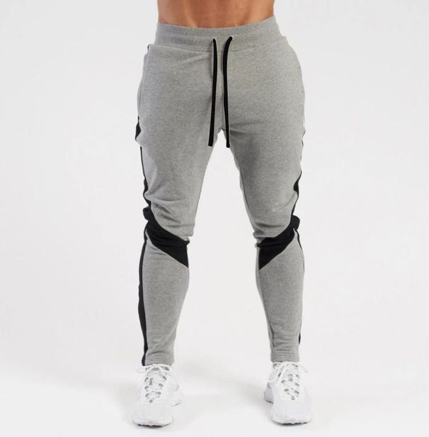 Herren-Jogginghose mit Fleecefutter und Farbblock-Design – warme, lässige Jogginghose für den Winter fürs Fitnessstudio und den Alltag_voghion.com