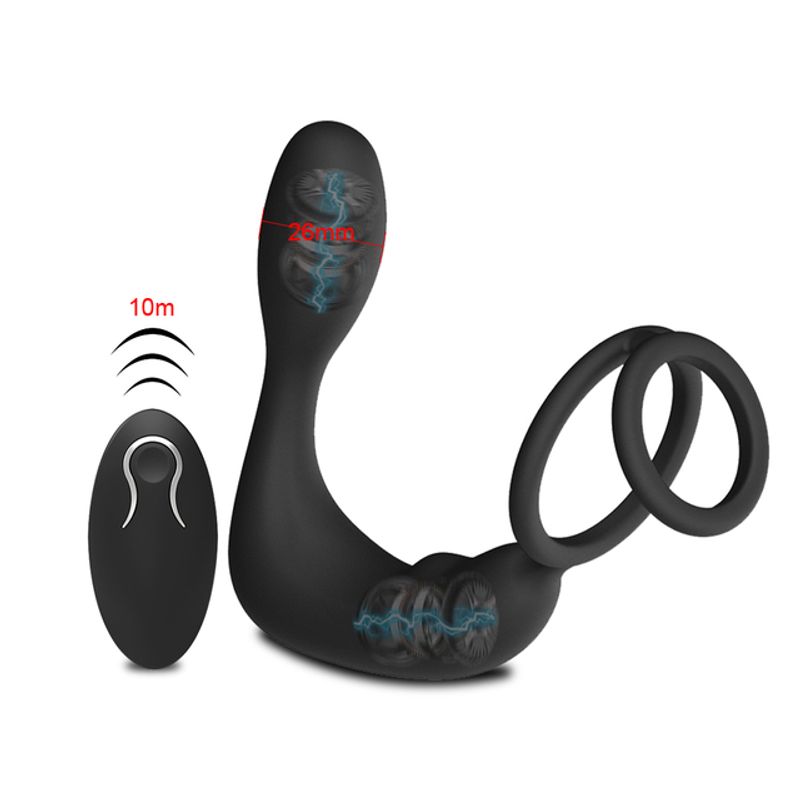 Vibrating Male Bluetooth Prostate Massager Anal Sex Toy APP Vibrator for Men Butt Plug Couples Game Adult_voghion.com