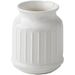 Gardenia White Kitchen Relief Ceramic Storage Jar Chopstick Holder Dining Table Storage Bucket Decorative Ornaments_voghion.com