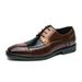 Unbeatable Quality Large 48 Color Block For Men's Shoes, Business Casual Square Toe, Large Size Formal Leather Shoes_voghion.com