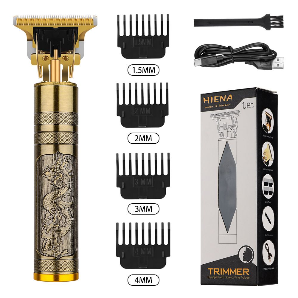Profesyonel Berber Sınıfı Saç Kesme ve Düzeltme Makinesi - Kellik Solgunluğu, Seriler ve Tasarımlar İçin Şarj Edilebilir Titanyum Alaşımlı Elektrikli Tıraş Makinesi_voghion.com