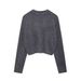 ZARZ Custom Style New Women's Fashion Classic Soft Short Knit Sweater5536200_voghion.com