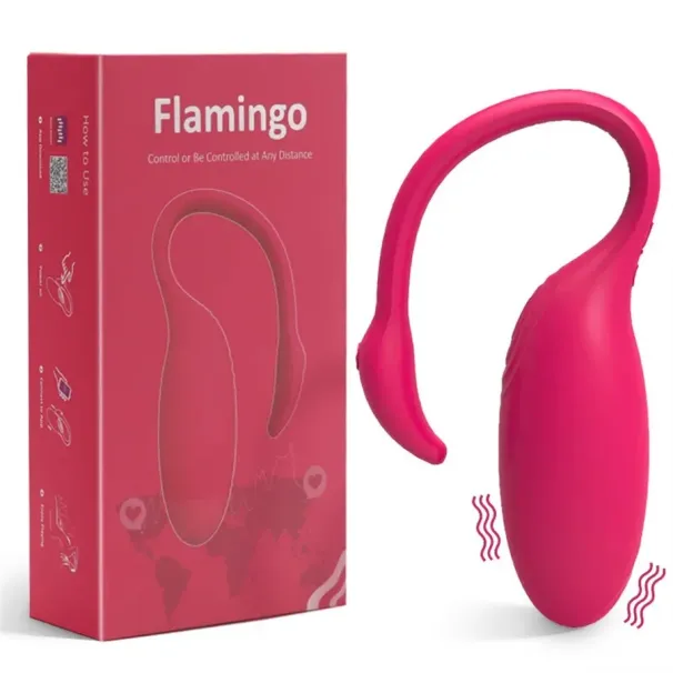 App With Flamingo, Bluetooth, Egg, Clitoral Stimulator, G-Point Massager, Vibrating Ball, Magic Vibrator Motion, Sex Toy_voghion.com