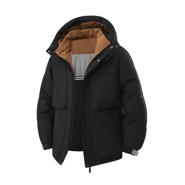 Cappotto invernale da uomo taglie forti con riscaldamento al grafene - Giacca in cotone spesso per climi freddi, caldo capospalla con cappuccio per l'uso quotidiano_voghion.com