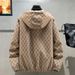 Light luxury clothing, fat spring men's casual jacket, hooded loose fitting large top trend Men_voghion.com