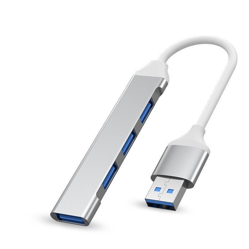 Concentrador multipuerto USB 3.0 para ordenador portátil, estación de acoplamiento tipo C, divisor multifuncional de 1 a 4_voghion.com
