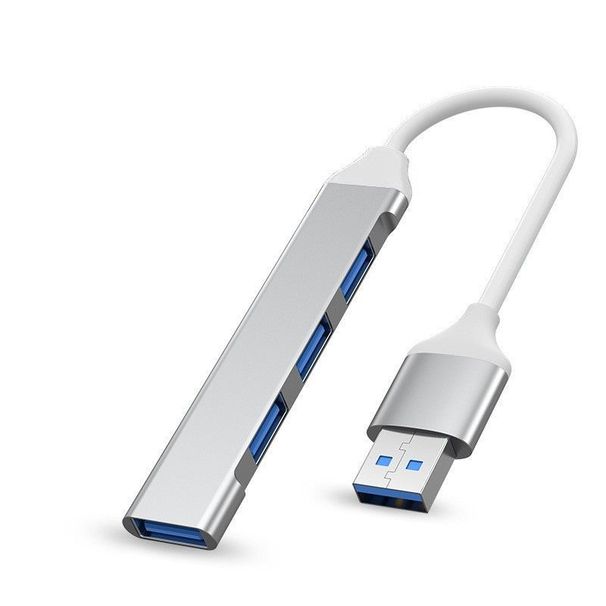 Concentrador multipuerto USB 3.0 para ordenador portátil, estación de acoplamiento tipo C, divisor multifuncional de 1 a 4_voghion.com