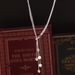 Personalized Multi-layer Chain Tassel Imitation Pearl Pendant Necklace With OT Buckle And Pull-out Stainless Steel Cool Style For Women_voghion.com