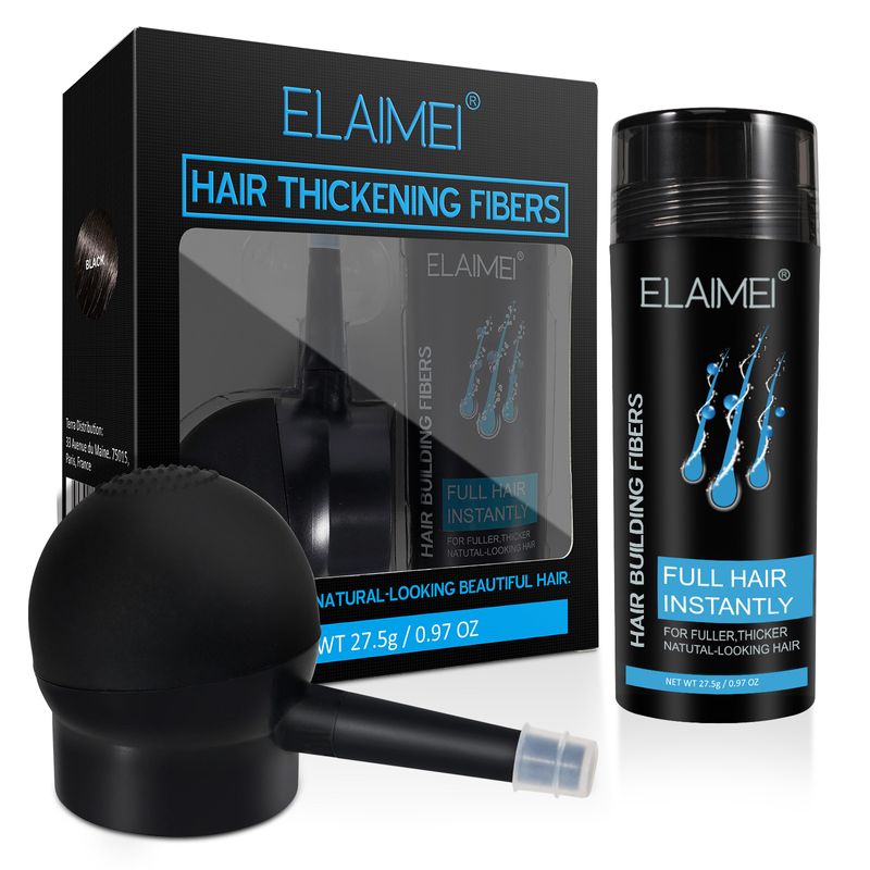 ELAIMEI – spray de régénération des fibres pour la croissance des cheveux, poudre de coiffure, épaissit instantanément et augmente rapidement, 27.5g_voghion.com