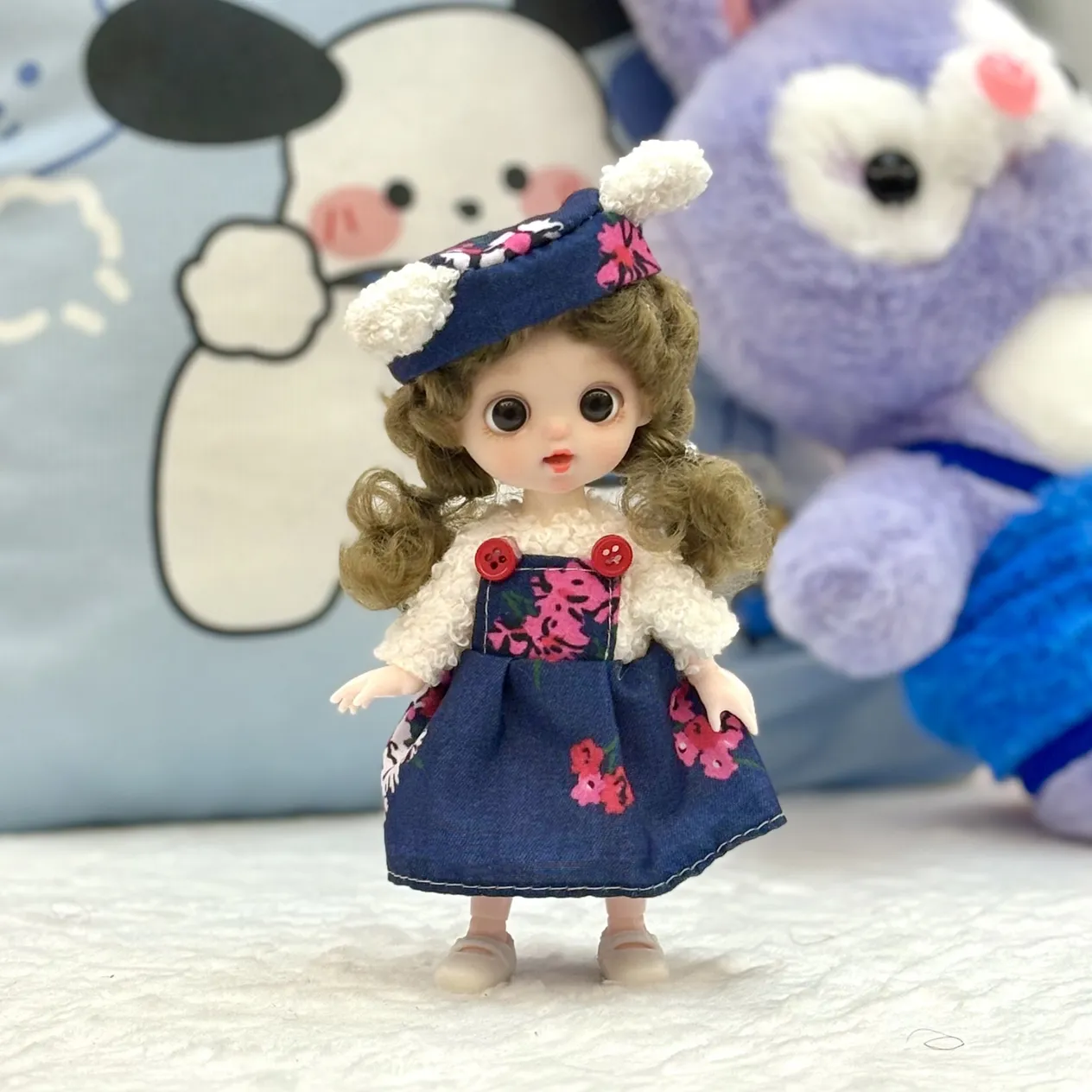 16-17Cm Explosive Doll Simulation Girl Princess Multi-joint Exquisite 6 Inch Bjd Children's Toy_voghion.com