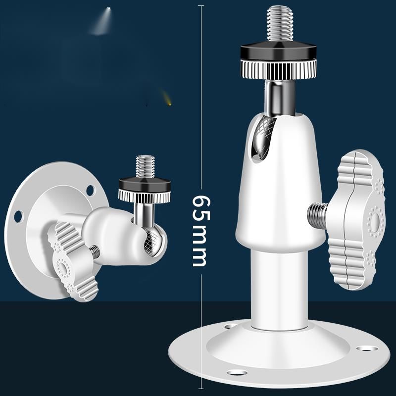 Câmera de monitoramento de aço com pistola universal para exteriores, montagem em teto e parede, preta, para ambientes internos_voghion.com