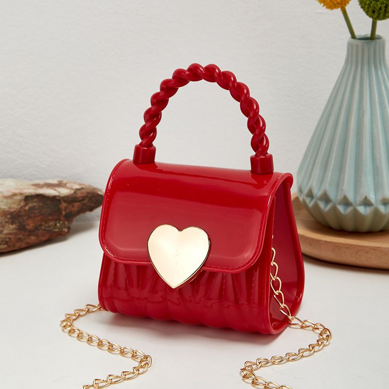 Handtasche für Frauen Jelly Heart Bag Damen Tote Umhängetasche_voghion.com