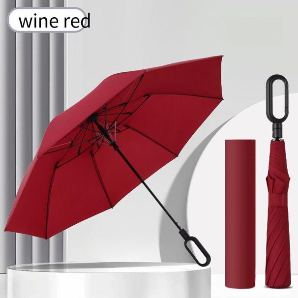 Anillo de golf con hebilla, 80% de descuento, plegable automáticamente, doble uso para sol y lluvia, regalo promocional, paraguas personalizable_voghion.com