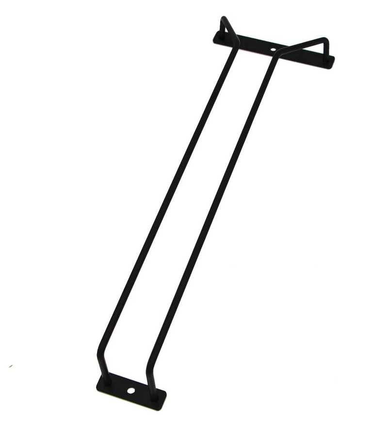 13.7Inch Black Wine Glass Holder, Cabinet Lower Wine Glass Holder Stainless Steel Goblet Holder - Cabinet Kitchen Bar Hanging Goblet Holder_voghion.com