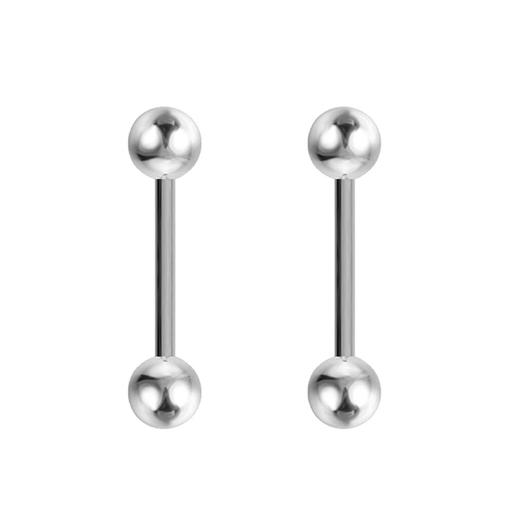 2/5 stycken rostfritt stål 16g rak spiral get sits industriell örhänge remsa ring piercing tungstång kroppssmycken_voghion.com