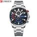 Men's Classic Quartz Watch With Date Display, Water Resistant, Slim Business Watch, Minimalist Design, Alloy Case & Strap_voghion.com