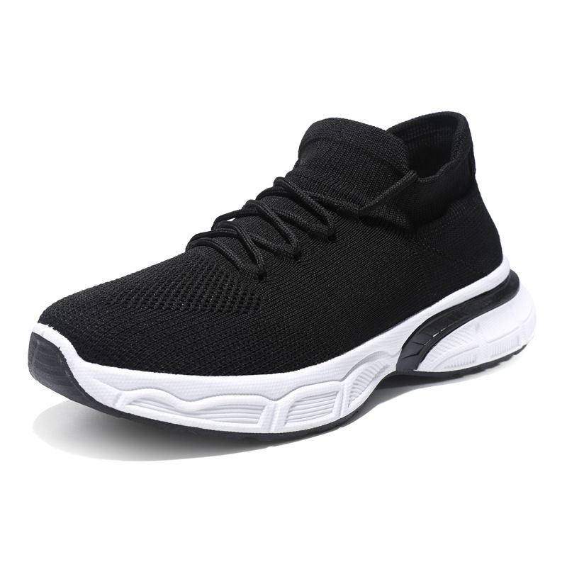 Herrenschuhe 2024 Neuer Stil Trend Einteiler Drop Shipping Laufschuhe mit weicher Sohle Fliegende gewebte Luftpolster Herren Freizeitsportschuhe_voghion.com