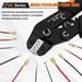 Herramienta de crimpado de barril abierto sin aislamiento SN-58B 23-16 AWG /0,25-1,5 mm², terminal TE JST de Dupont Molex y SATA PCIE EPC_voghion.com