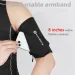 Handy Arm wasserdichte Handy Armband Tasche tragbare elastische Laufen Jogging Fall Abdeckung für 240826_voghion.com
