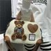 Mädchen Plüschbär Handtasche Atmungsaktive Mesh Umhängetasche_voghion.com