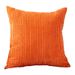 Fundas de cojín naranjas de pana de terciopelo a rayas súper suaves para decoración del hogar, 30 x 50 cm, 45 x 45 cm, funda nórdica para sofá._voghion.com