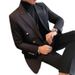 CT Double-Breasted Casual Blazer For Men, Spring And Autumn, High-End British Business Single Suit, Trendy Slim Fit Men's_voghion.com
