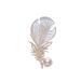 Spilla di alta qualità con piume di perle, da donna, di alta qualità, da blazer di alta qualità, accessori fissi per vestiti, regalo_voghion.com