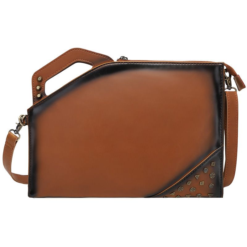 Handtasche Herren Clutch Taschen Street Umhängetaschen Herren Retro Clutch Taschen Crazy Horse Handtaschen_voghion.com