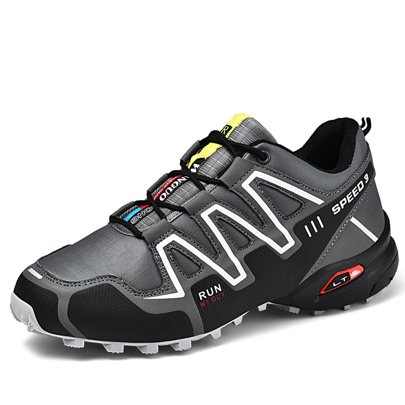 Large Outdoor Men's Mountaineering Shoes Lightweight Soft Sole Casual Sports Men's Shoes Anti slip and Durable Hiking and Tourism Shoes_voghion.com