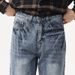 Herren-Streetwear-Jeans aus Denim – Relaxed Straight-Leg-Hose in verwaschenem Blau und Schwarz-Grau (S-3XL)_voghion.com