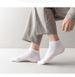 2025d Herren Sport Einfarbig Kurze Boot Unsichtbare Sommer Dünne Niedrig Geschnittene Schwarze Socken_voghion.com