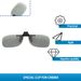 Lunettes ZD à clip circulaire passif universelles pour cinéma, ne conviennent pas aux projecteurs TV et aux ordinateurs._voghion.com