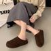 Women's Commuter Baotou Half Drag New Lazy Bajin Shoes Slippers Slippers Casual Daily Commuter Hundred_voghion.com