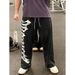 Lässige, bedruckte Jogginghose für Herren – Hohe Taille, lockere Passform, bequeme Hose für Streetwear und den Alltag (Schwarz, S-XXXL)_voghion.com