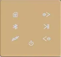 Amplificatore da parete Bluetooth Supporta pannello scheda USB/SD 86 Lettore audio stereo standard Sart Hoe Musica di sottofondo_voghion.com