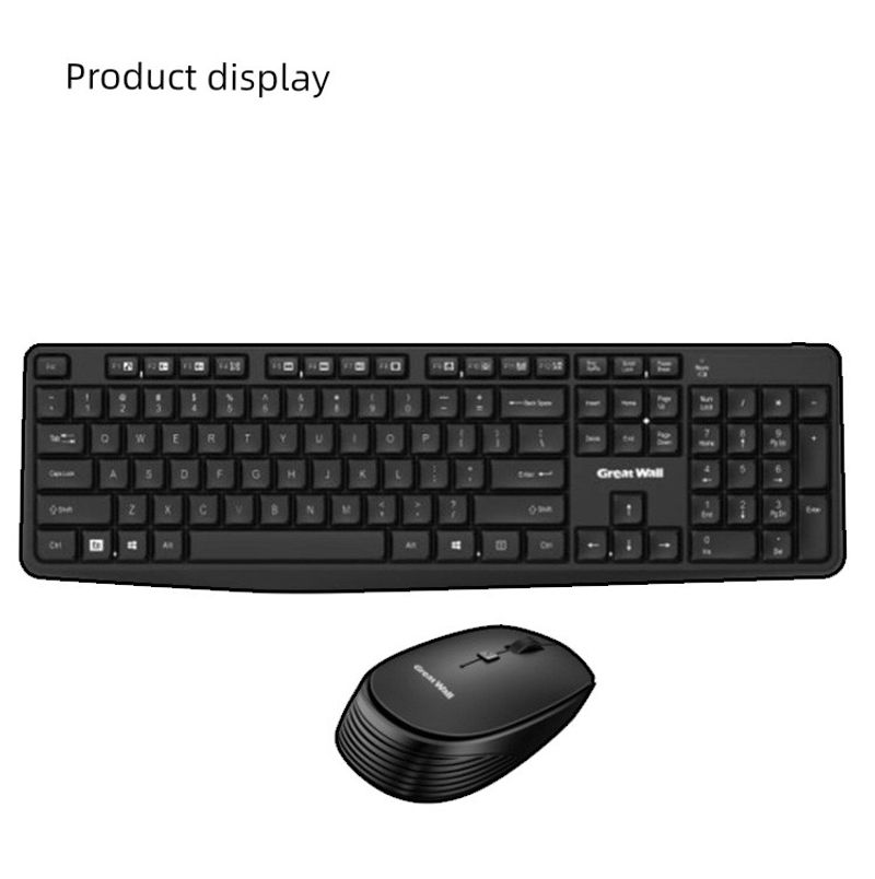 Greatwall Great Wall Km360 Teclado Bluetooth sem fio para escritório, computador doméstico, laptop, teclado e mouse_voghion.com
