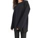 Pure cotton T-shirt for women loose solid color Oversize round neck long-sleeved T-shirt_voghion.com