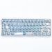 Shimmer Glacier White PC Transparent Keycaps Pad Printing Original Factory Compatible With Wooting Meijia Shimaiko_voghion.com