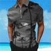 Polo de manga corta para hombre, casual de verano, a la moda, estampado en 3D, solapa y cremallera, polo para hombre_voghion.com