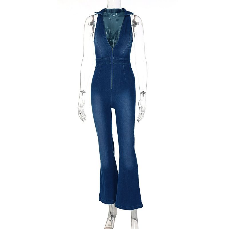Europäischen und Amerikanischen stil damen kleidung sommer neue slim fit fashion street retro stil hohe taille denim overall_voghion.com
