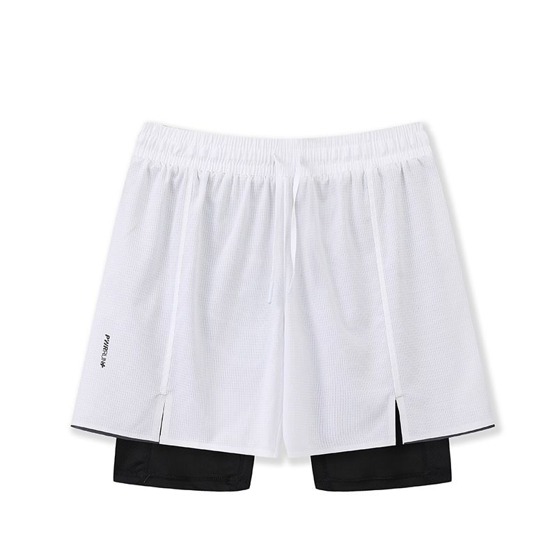 Pantaloncini da corsa professionali, vacanze da uomo, due pezzi di pantaloni sportivi leggeri, ad asciugatura rapida e traspiranti, fitness,_voghion.com