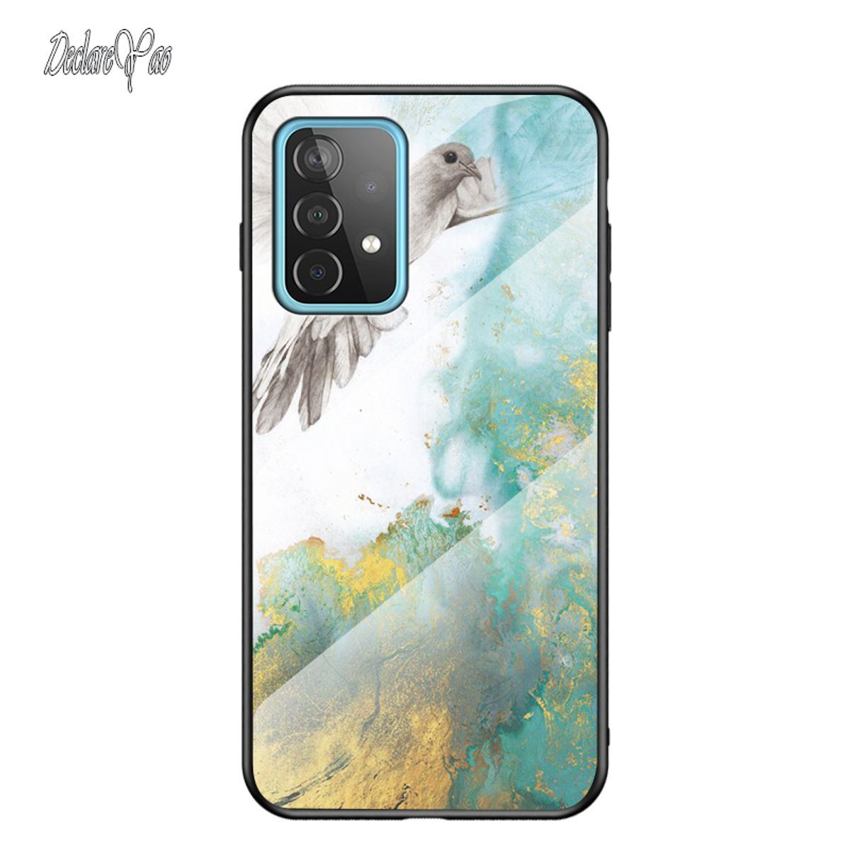 A73 A53 dangtelis DECLAREYAO kieto stiklo Coque, skirtas Samsung Galaxy A33 A03S A03 Core A03 dėklui silikoninis rėmas plonas grūdintas stiklas_voghion.com