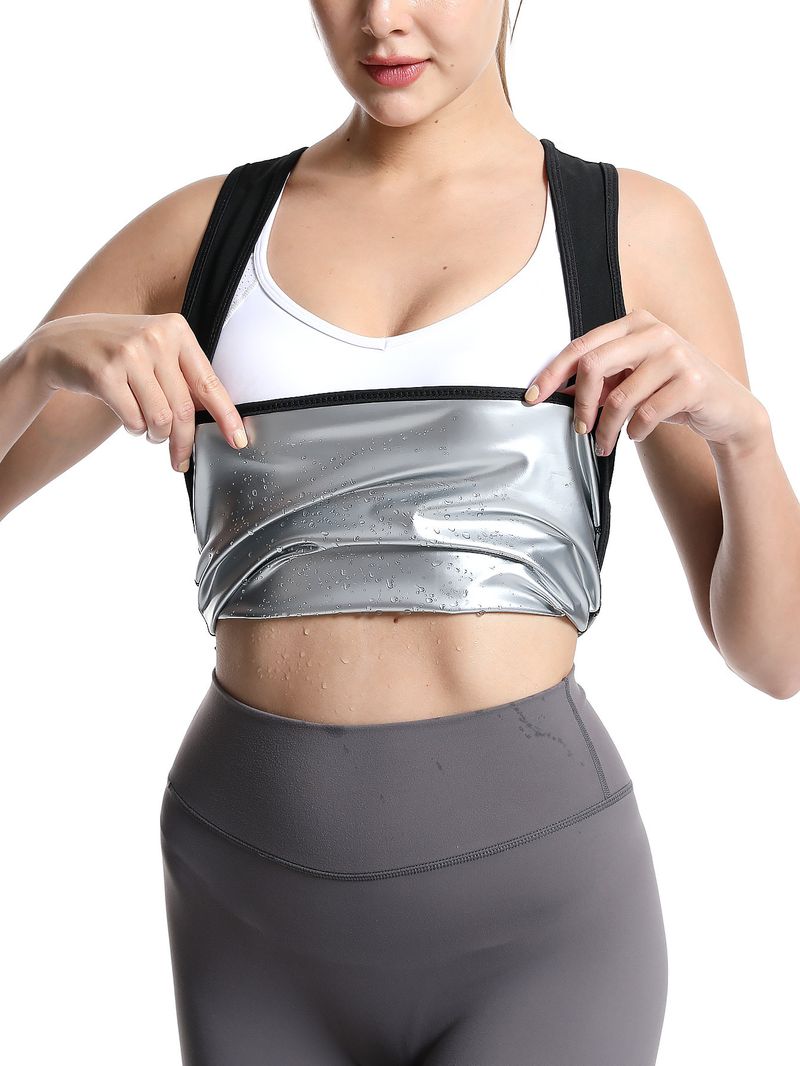 Sports Clothing Women's Corset Sweat Prone Clothes Sweat Suppressing Abdominal Fitness Sweat Prone Vest Running Sports Yoga Sweat Prone Clothes_voghion.com