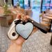 New Leather Heart Creative For Women, Exquisite Korean Style Car Key Bag Pendant, Simple Keychain_voghion.com