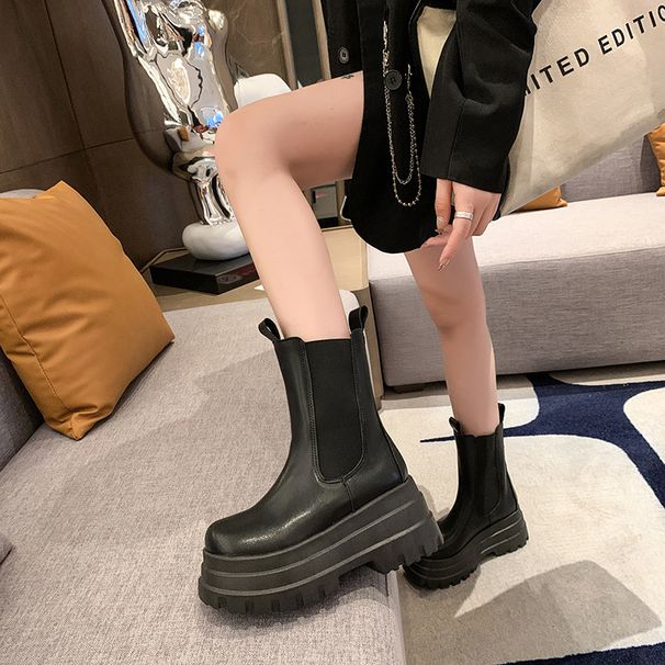 Hochwertige, große Damenstiefel in Herbst- und Wintergröße 2024 mit vielseitigem Temperament, niedrige Stiefel mit dicker Sohle und hochgezogenen Martin-Stiefeln
_voghion.com