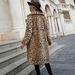 Women's Clothing Autumn And Winter New Leopard Print Suit Collar Medium And Long Imitation Fur Coat Warm Coat_voghion.com