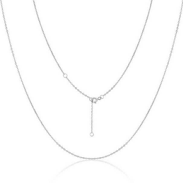 Collana in argento sterling S925 placcata in oro vero con catena a clavicola, lunghezza regolabile, ciondolo e accessori_voghion.com