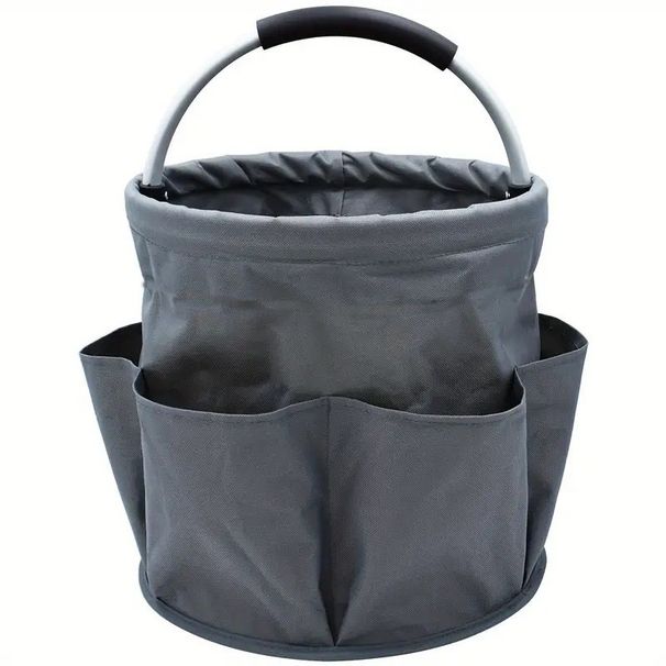 Portable Foldable Picnic Basket Garden Tool Basket Outdoor Handheld Basket Travel Storage Washbag Garden Storage Basket_voghion.com