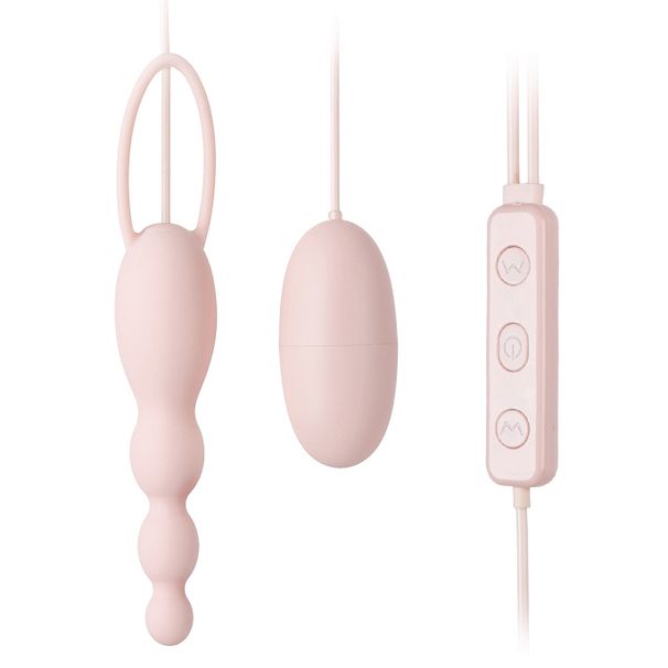 Œuf vibrant 2 en 1 à 10 modes, boule vaginale, télécommande sans fil, jouet sexuel vibrant pour femmes, stimulation anale du point G et du clitoris_voghion.com